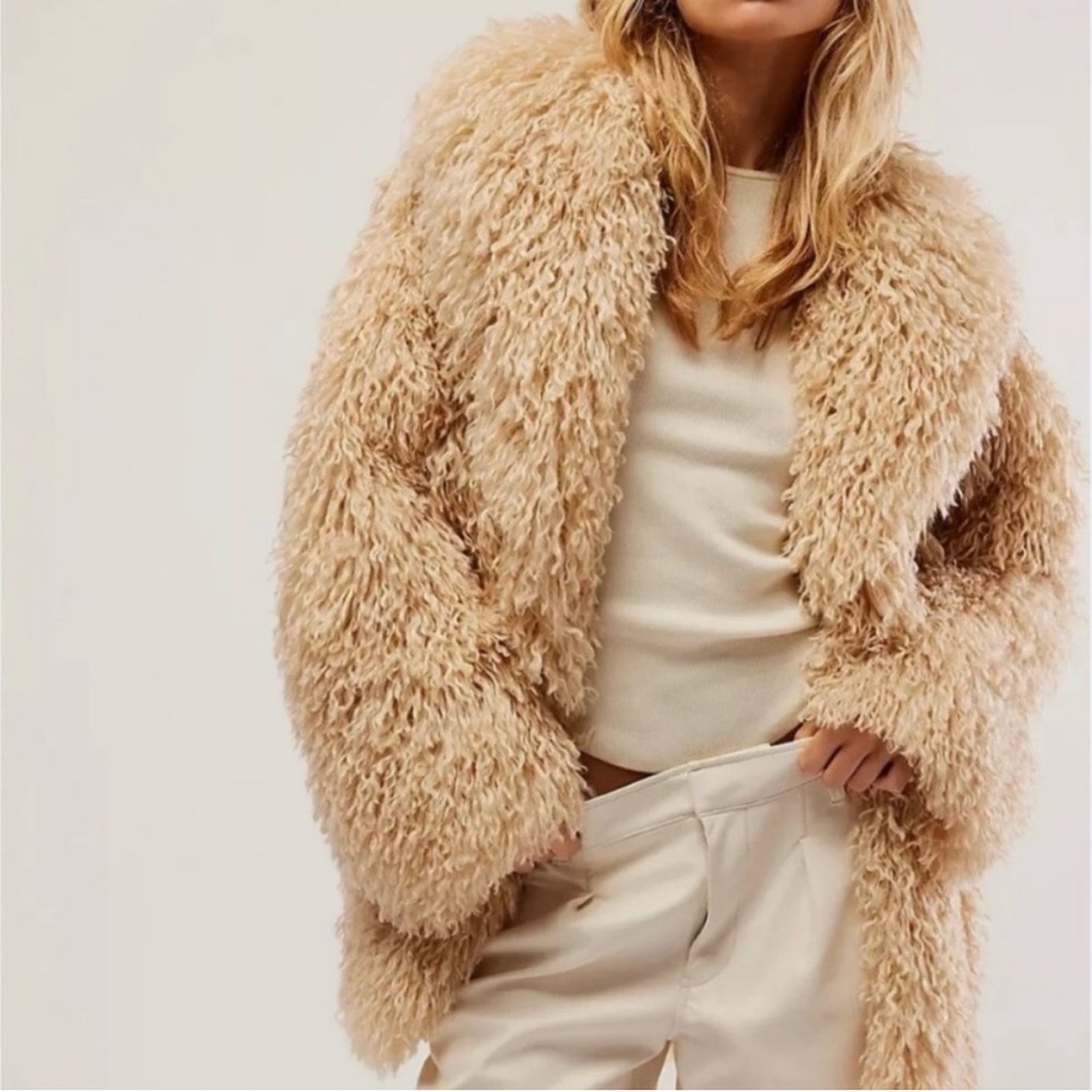 Free People Stargazer Fur coat